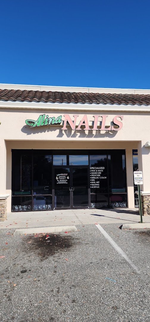 Manicure tools arranged beside a fresh nail service